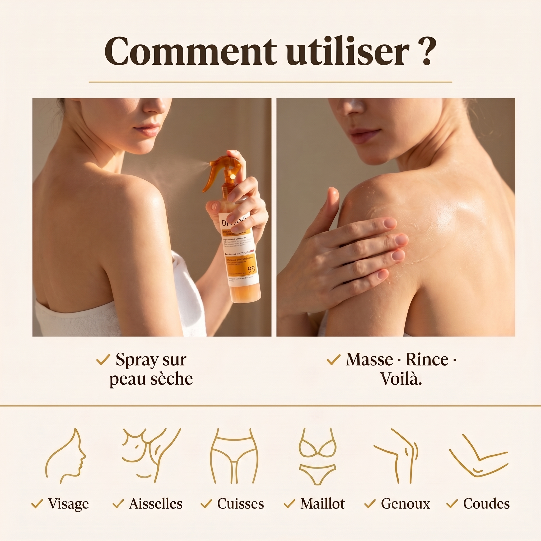 Spray Exfoliant Anti-Taches Corps · Kojic Acid 99%